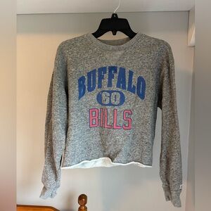 American Eagle NFL Buffalo Bills Cropped Sweatshirt